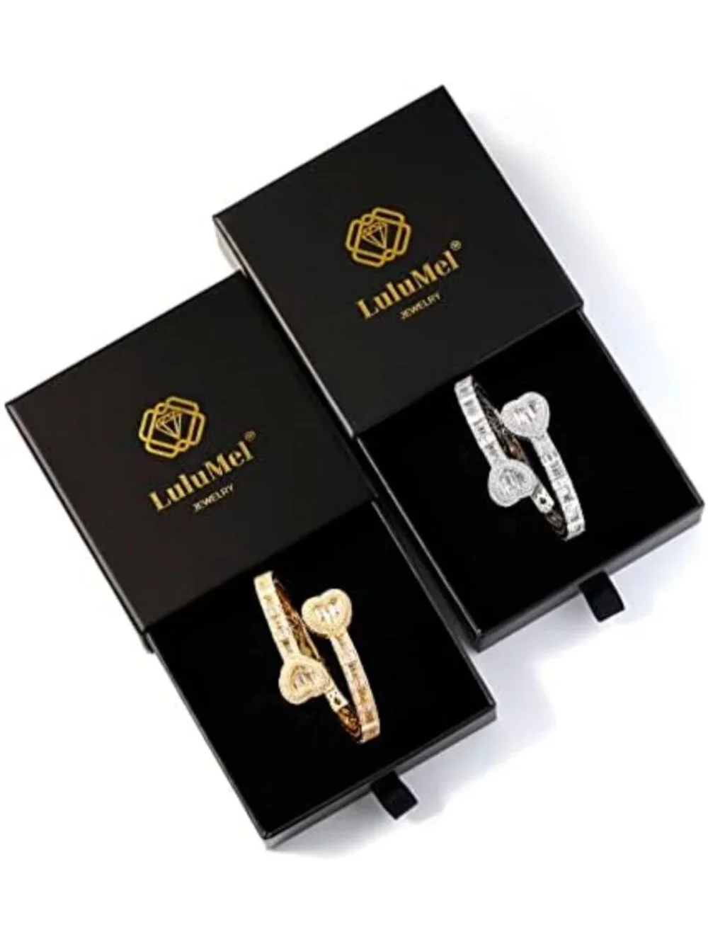 Sparkling Iced Out Baguette Diamond Bracelet for Women & Men, Hip Hop Cuff